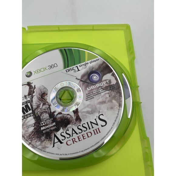 Assassin's Creed 3 | Microsoft Xbox 360, 2012 | CIB | Tested & Works - Picture 5 of 8